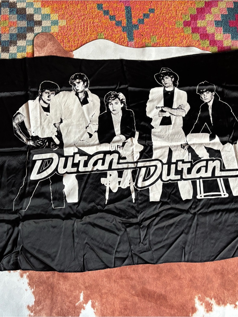 Duran Duran Black & White Vintage Band Graphic Wall Hanging Poster